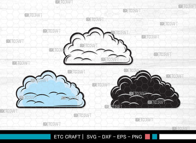 Cloud SVG | Rain Cloud Svg | Weather Svg | Sky Svg | Clouds Svg | Cloud Clipart SVG ETC Craft 