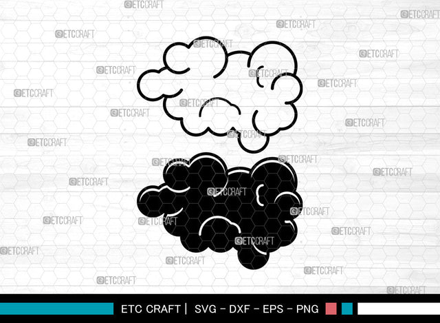 Cloud SVG, Weather Svg, Sky Svg, Rain Cloud Svg, Clouds Svg SVG ETC Craft 