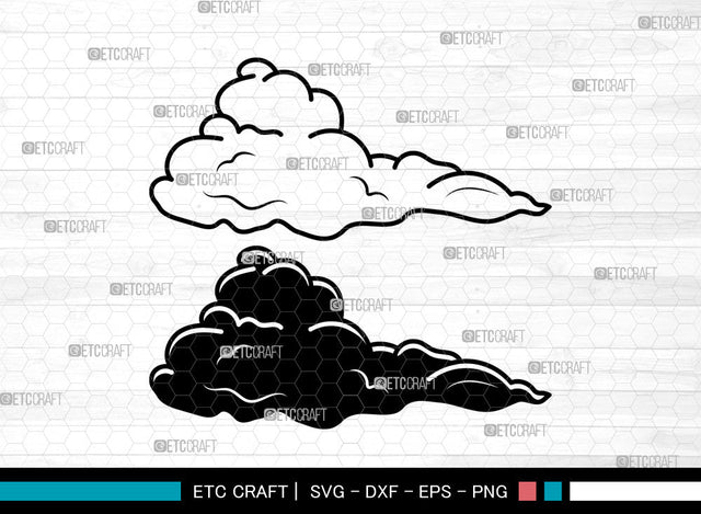 Cloud SVG, Weather Svg, Sky Svg, Rain Cloud Svg, Clouds Svg SVG ETC Craft 