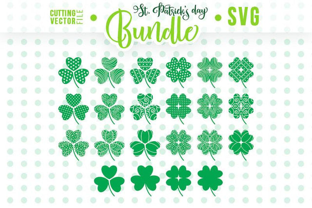 Clover Bundle - St. Patrick's Day SVG SVG VectorSVGdesign 