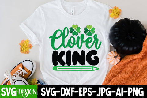 Clover King SVG cut File SVG BlackCatsMedia 