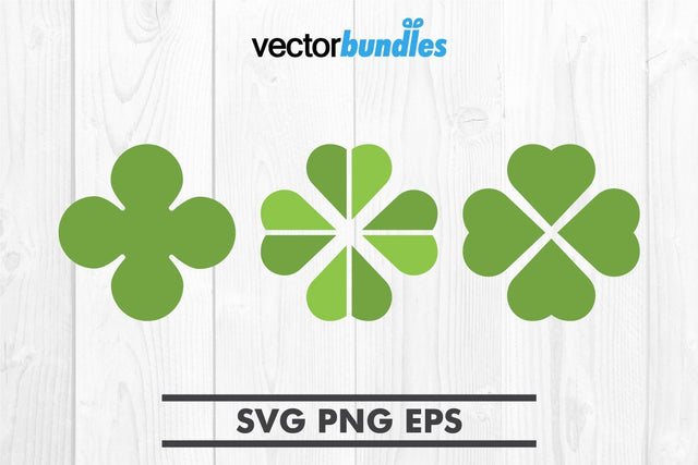 Clover leaf clip art svg SVG vectorbundles 