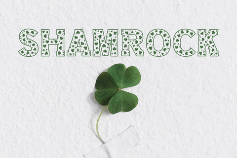Clover Love - Saint Patrick's Day Font Font ampersand 
