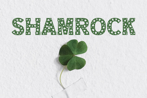 Clover Love - Saint Patrick's Day Font Font ampersand 