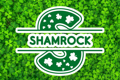 Clover Monogram - Saint Patrick's Day Font Font ampersand 