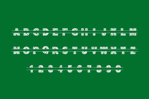 Clover Monogram - Saint Patrick's Day Font Font ampersand 