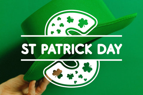 Clover Monogram - Saint Patrick's Day Font Font ampersand 