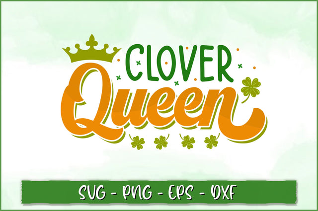 Clover queen Retro SVG SVG Shetara Begum 