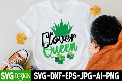 Clover Queen SVG Cut File, Clover Queen SVG Quotes,my 1st Patrick's Day SVG Cut File, my 1st Patrick's Day SVG Design, St.Patrick's Sublimation PNG, St.Patrick's Flag SVG Cut File, St.Patrick's Clipart PNG SVG BlackCatsMedia 