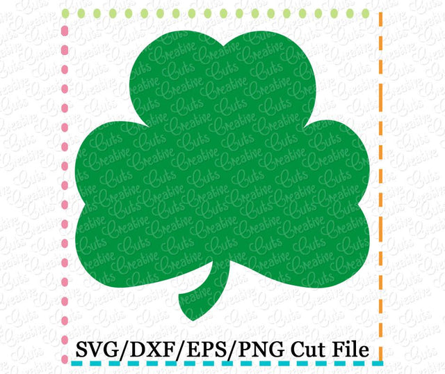 Clover Shamrock Cut File Creative Appliques 