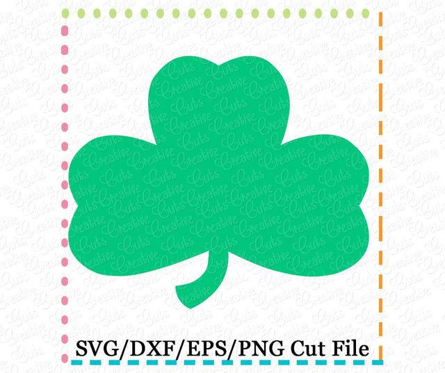 Clover Shamrock Cut File Creative Appliques 