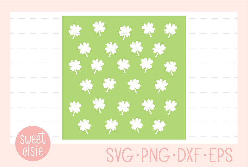 Clover Stencil SVG Sweet Elsie 