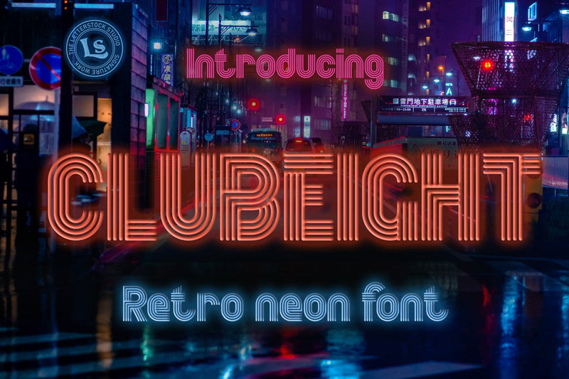 Clubeight Font letterstockstd 