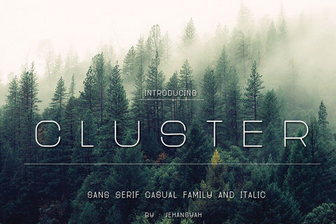Cluster Font JH-CreativeFont 