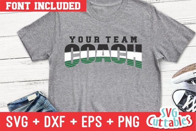 Coach Multi Sports Template 003 Svg Cuttables 