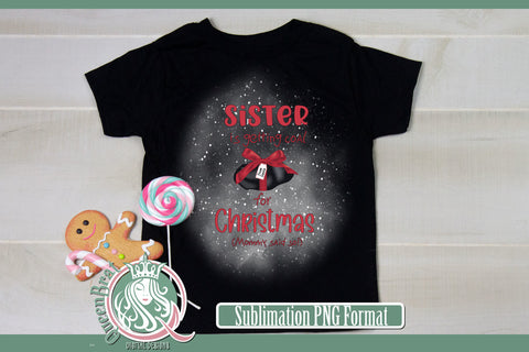 Coal For Christmas-Sister Sublimation Sublimation QueenBrat Digital Designs 