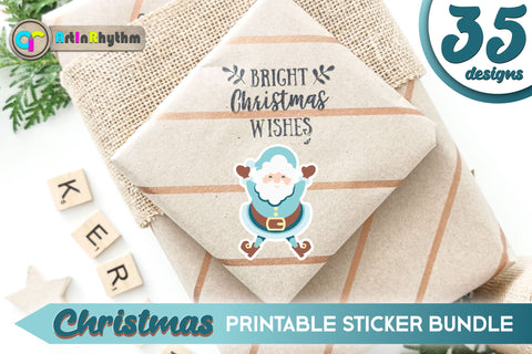 Coastal Christmas Sticker Bundle / Printable PNG Clipart SVG Artinrhythm shop 
