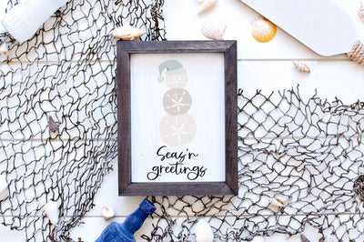 Coastal Christmas SVG - Seas'n Greetings SVG Simply Cutz 