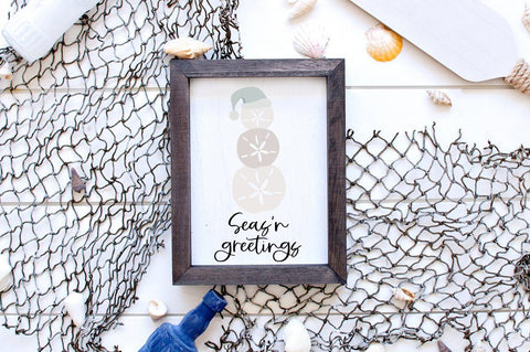 Coastal Christmas SVG - Seas'n Greetings SVG Simply Cutz 