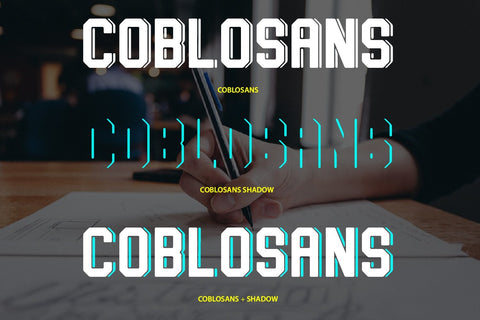 COBLOSANS Font zafrans studio 