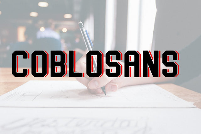 COBLOSANS Font zafrans studio 