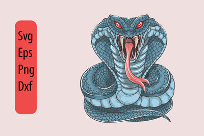Cobra snake wild beast SVG Andy Permera 