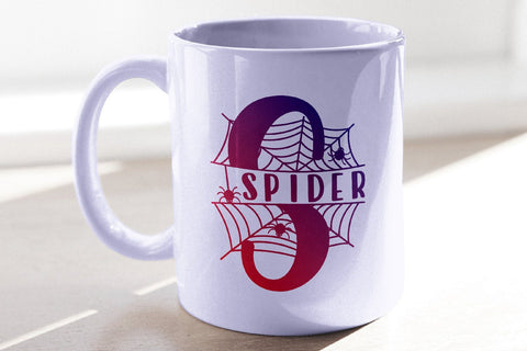 Cobwebs Split Alphabet A-Z svg eps ai png pdf SVG zafrans studio 