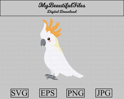 Cockatoo - Animal SVG MyBeautifulFiles 