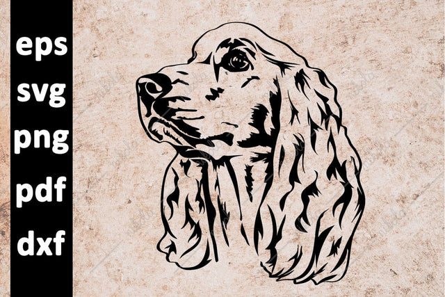 Cocker Spaniel Dog Cut File Clipart PNG SVG EPS DXF PDF SVG nikola 