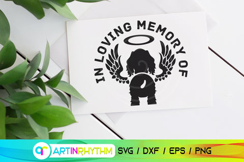 Cocker Spaniel Pet Dog Memorial SVG SVG Artinrhythm shop 