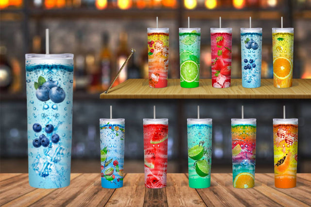 Cocktail Tumbler Sublimation Sublimation SvgOcean 