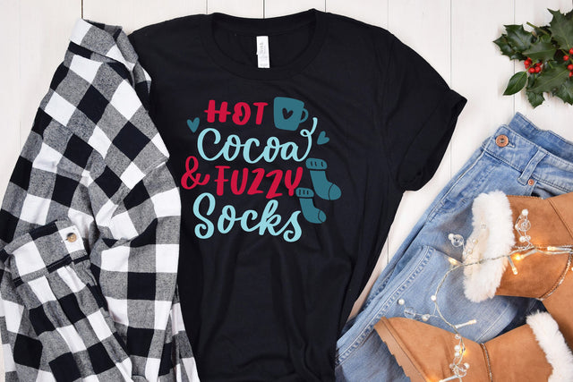 Cocoa And Fuzzy Socks SVG Cut File SVG dapiyupi store 