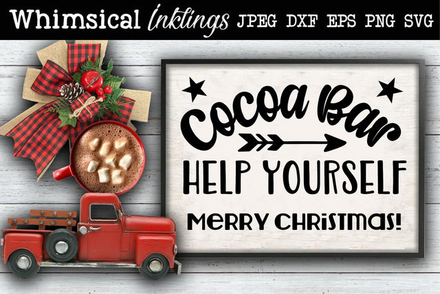 Cocoa Bar SVG SVG Whimsical Inklings 
