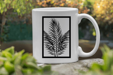 Coconut Leaf Metal Wall Decor SVG Bundle SVG Regulrcrative 