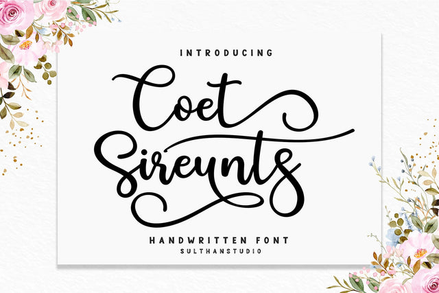 Coet sireunts Font Sulthan studio 