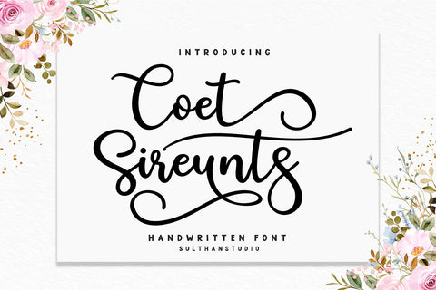 Coet sireunts Font Sulthan studio 