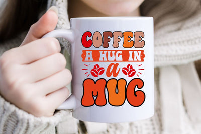 Coffee a hug in a mug SVG, Coffee a hug in a mug SVG DESIGNISTIC 