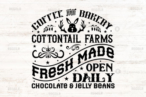 Coffee and bakery cottontail farms fresh made SVG SVG Regulrcrative 
