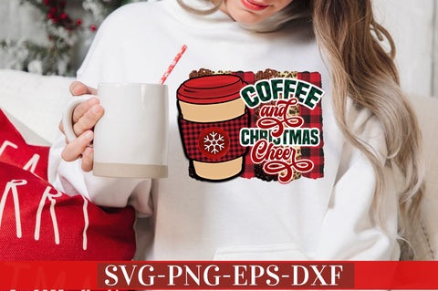 Coffee and christmas cheer PNG Sublimation DESIGNISTIC 