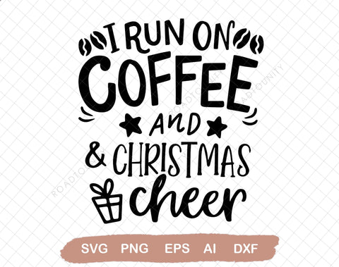 Coffee And Christmas Cheer Svg, Christmas Vibes Svg, Christmas Gift, Funny Christmas Svg, Christmas Svg, Christmas Jumper Svg SVG DiamondDesign 