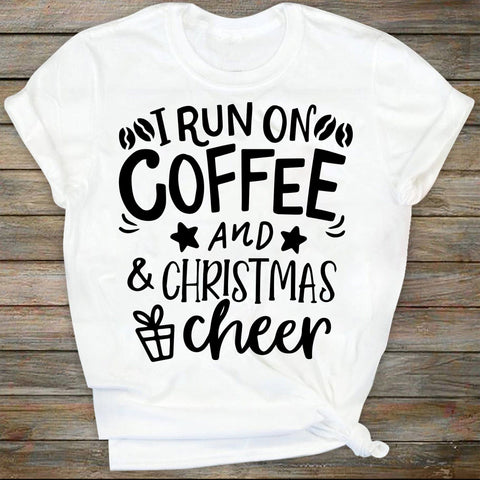 Coffee And Christmas Cheer Svg, Christmas Vibes Svg, Christmas Gift, Funny Christmas Svg, Christmas Svg, Christmas Jumper Svg SVG DiamondDesign 