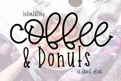 Coffee and Donuts (Font Duo) Font Kitaleigh 