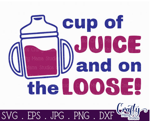 Coffee And Juice Shirt Designs | Mom And Me Svg SVG Crafty Mama Studios 