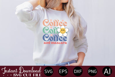 Coffee and Mascara Sublimation design Sublimation designmaster24 