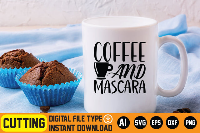Coffee and Mascara SVG CraftlabSvg29 