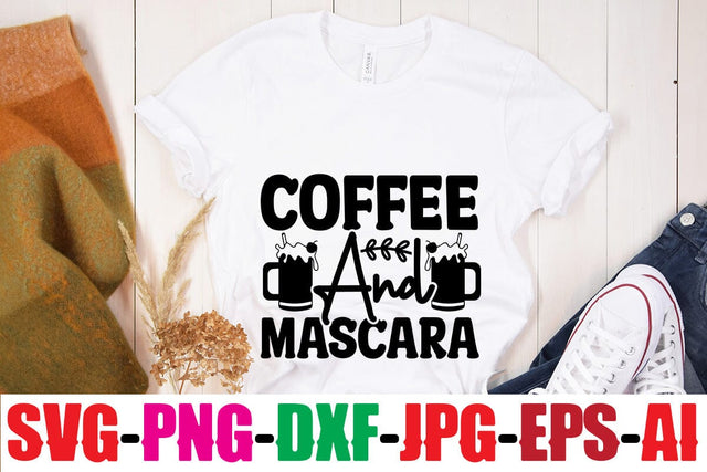 Coffee And Mascara SVG MStudio 