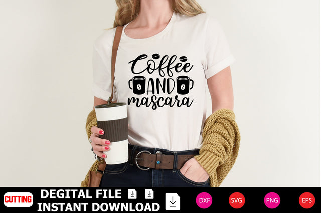 Coffee and Mascara SVG Shahin alam 