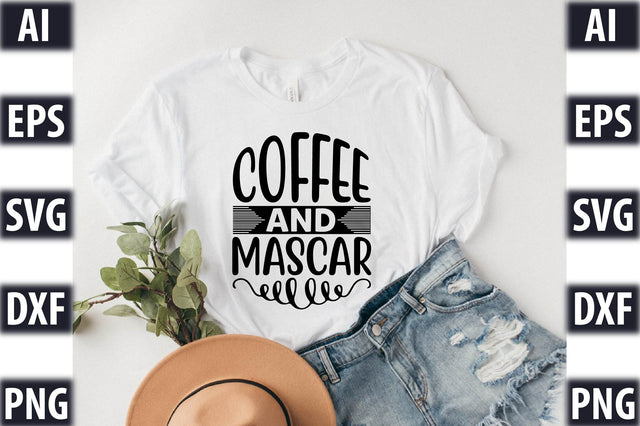 coffee and mascara SVG SVGista 
