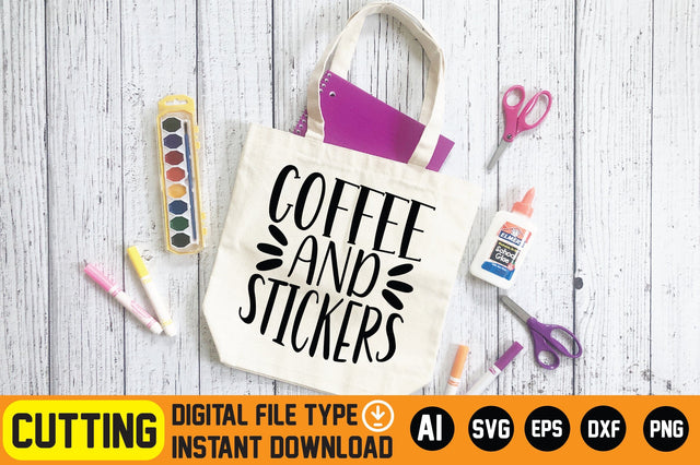 Coffee And Stickers SVG CraftlabSvg29 
