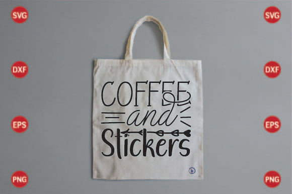 Coffee and Stickers SVG CraftlabSvg29 